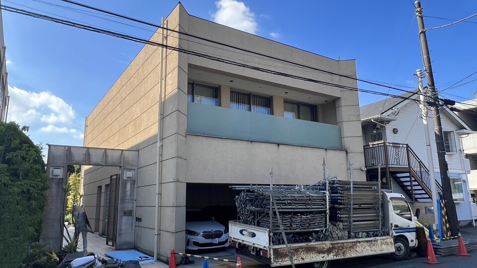 外壁屋根工事施工前 外壁屋根工事施工前