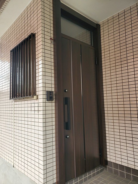 玄関扉交換工事施工後 玄関扉交換工事施工後