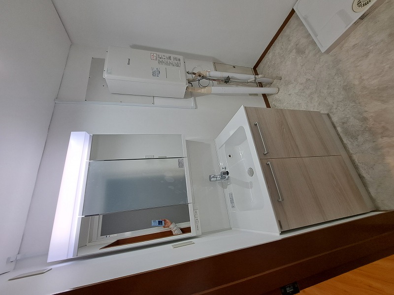 洗面化粧台交換工事施工後 洗面化粧台交換工事施工後